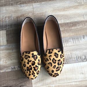 Jcrew size 7.5 leopard print shoes